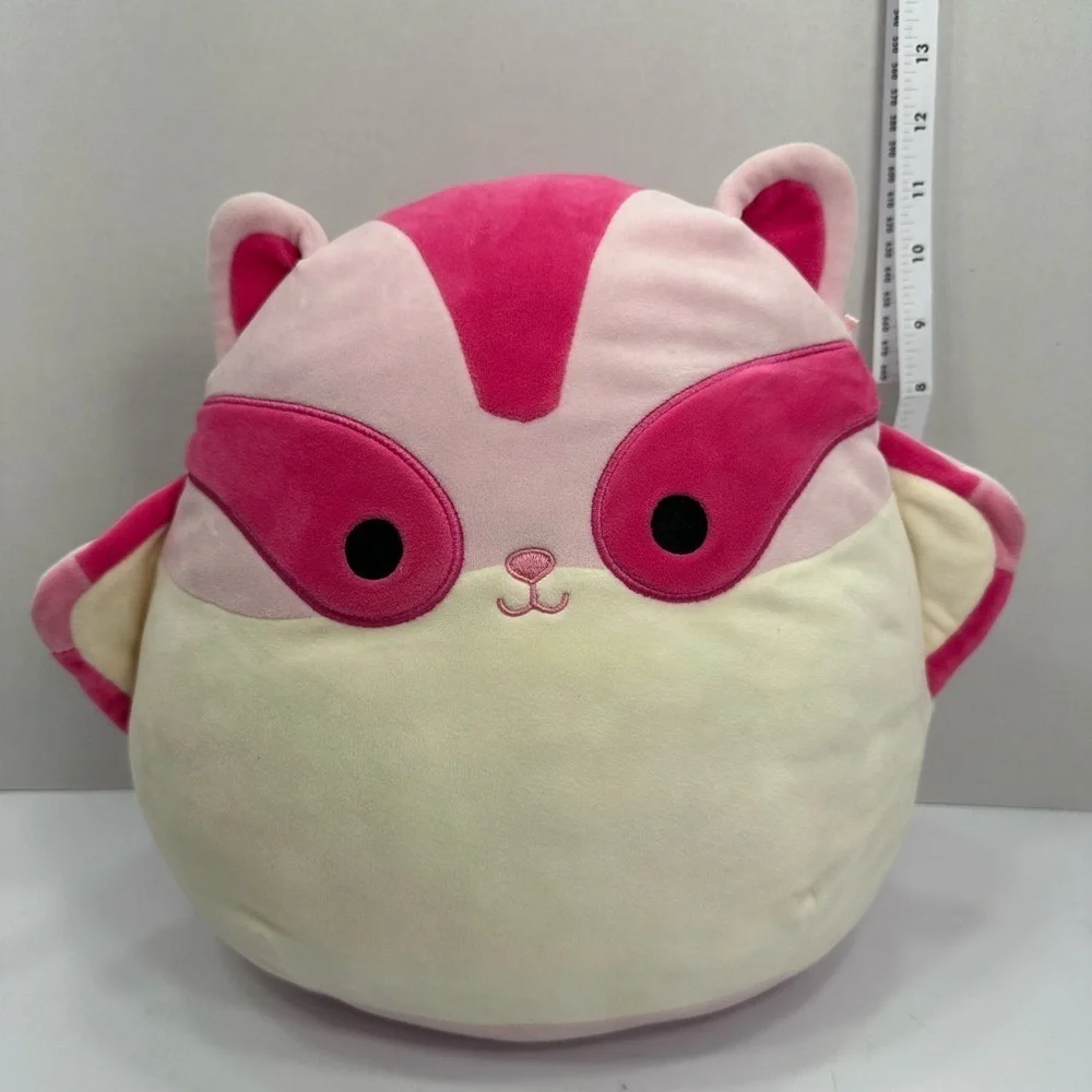 Squishmallows Pink and Cream Plush size 12”pre owned Exellent condition